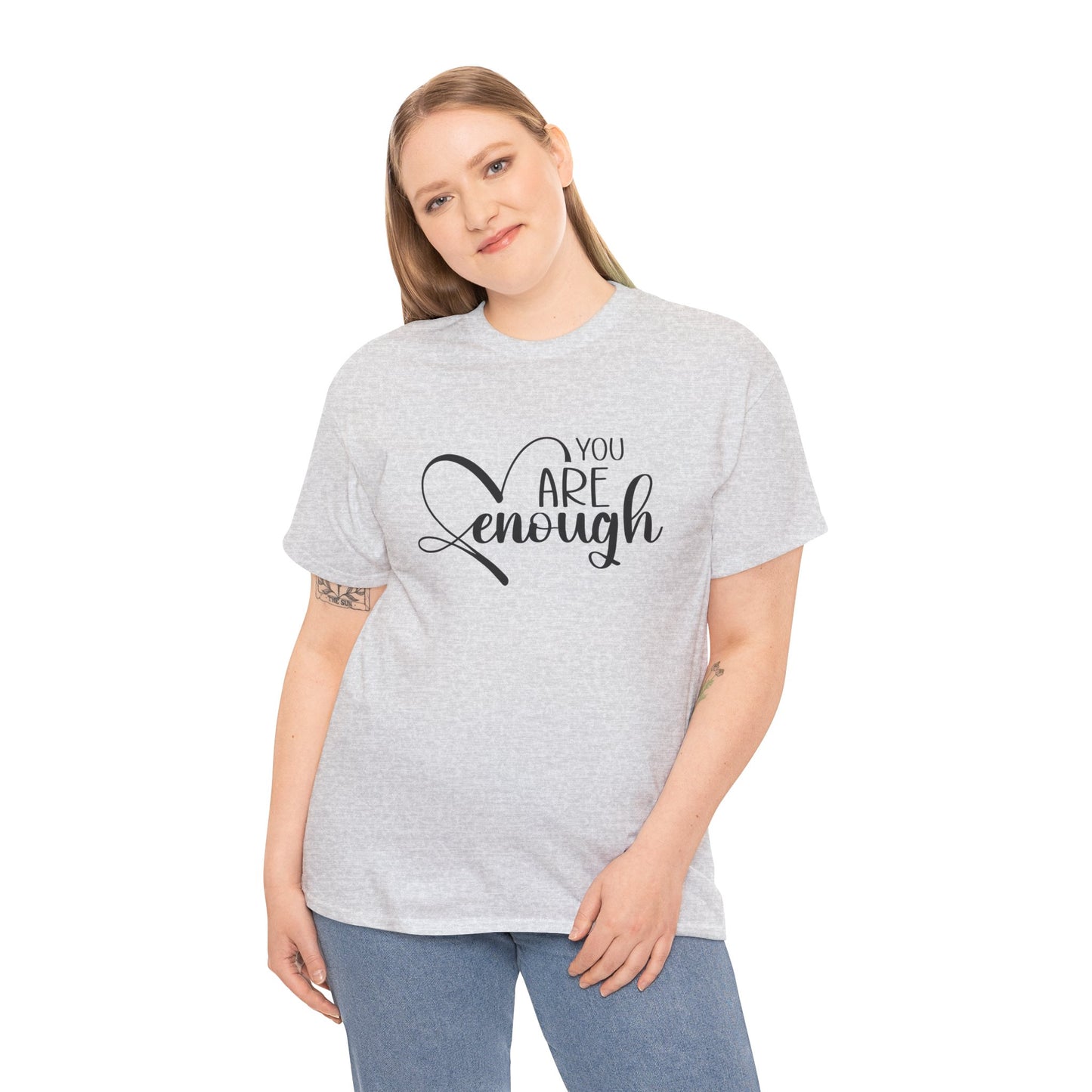 You are enough Unisex Heavy Cotton Tee