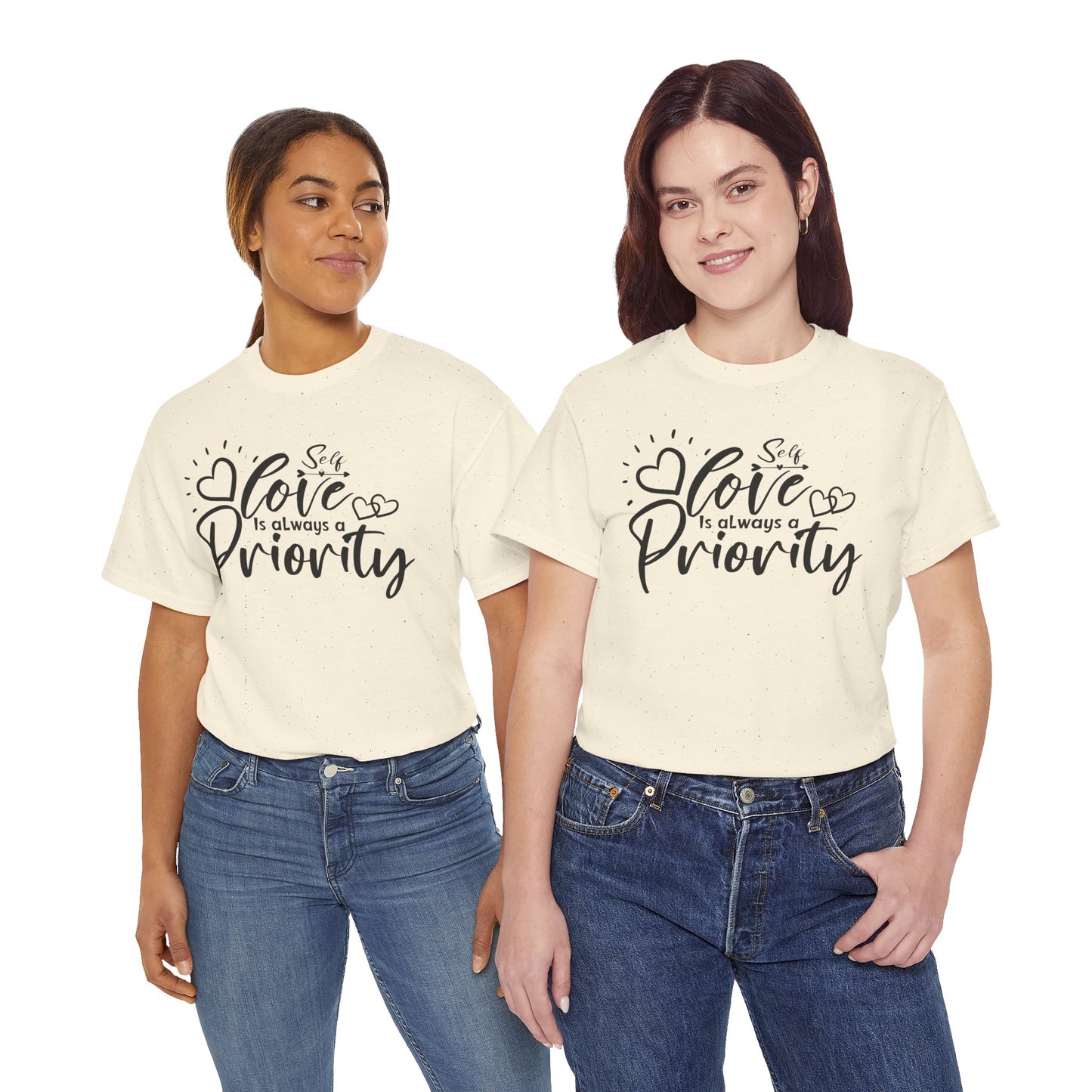 Self love is always a priority Heavy Cotton Tee