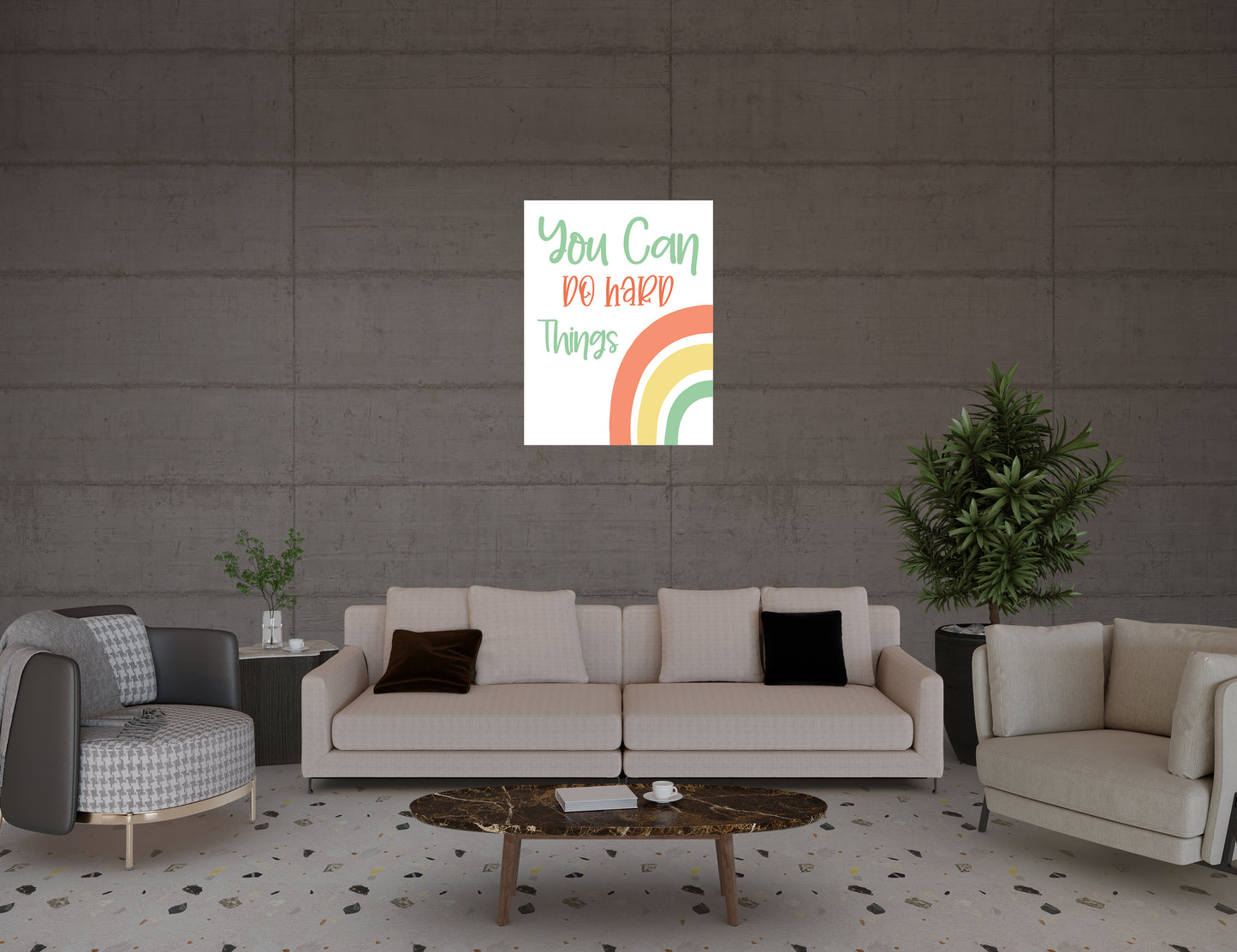 You Can Do Hard Things Posters – Embrace Strength & Resilience