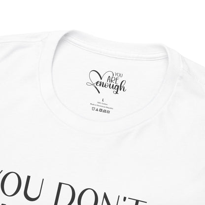 'You Don't Have to Be Perfect-you are enough'-Sleeve+inner print