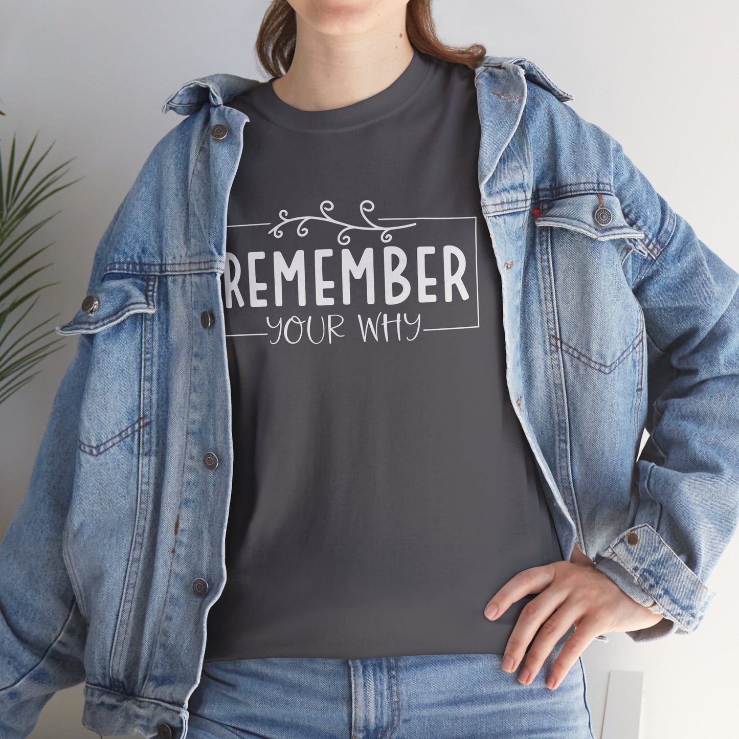 Remember your Why Unisex Heavy Cotton Tee