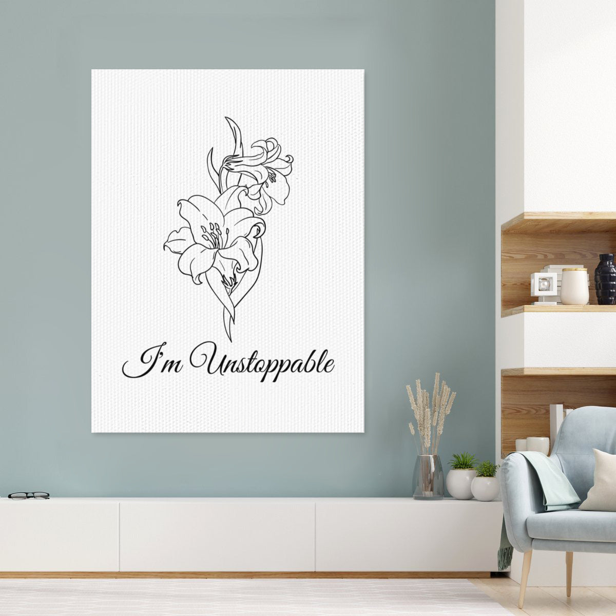 "I'm Unstoppable" Posters – Ignite Your Inner Power