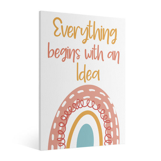 EVERYTHING BEGINS WITH AN IDEA Posters