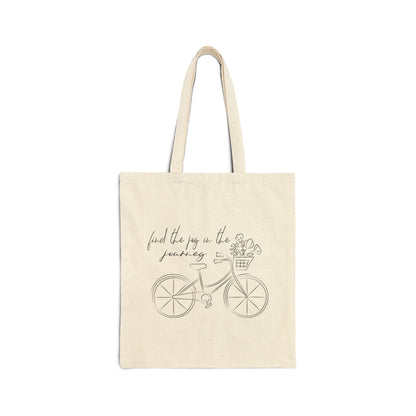 Find the joy in the journey Cotton Canvas Tote Bag