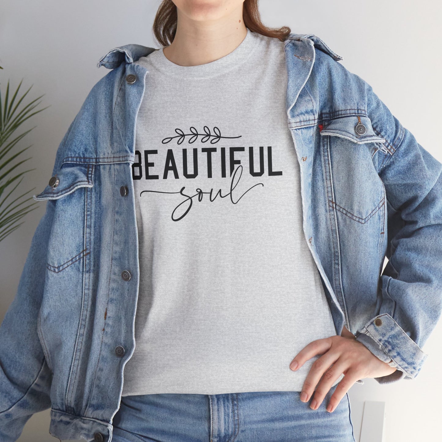 Beautiful Soul Unisex Heavy Cotton Tee - Inspirational Graphic T-Shirt