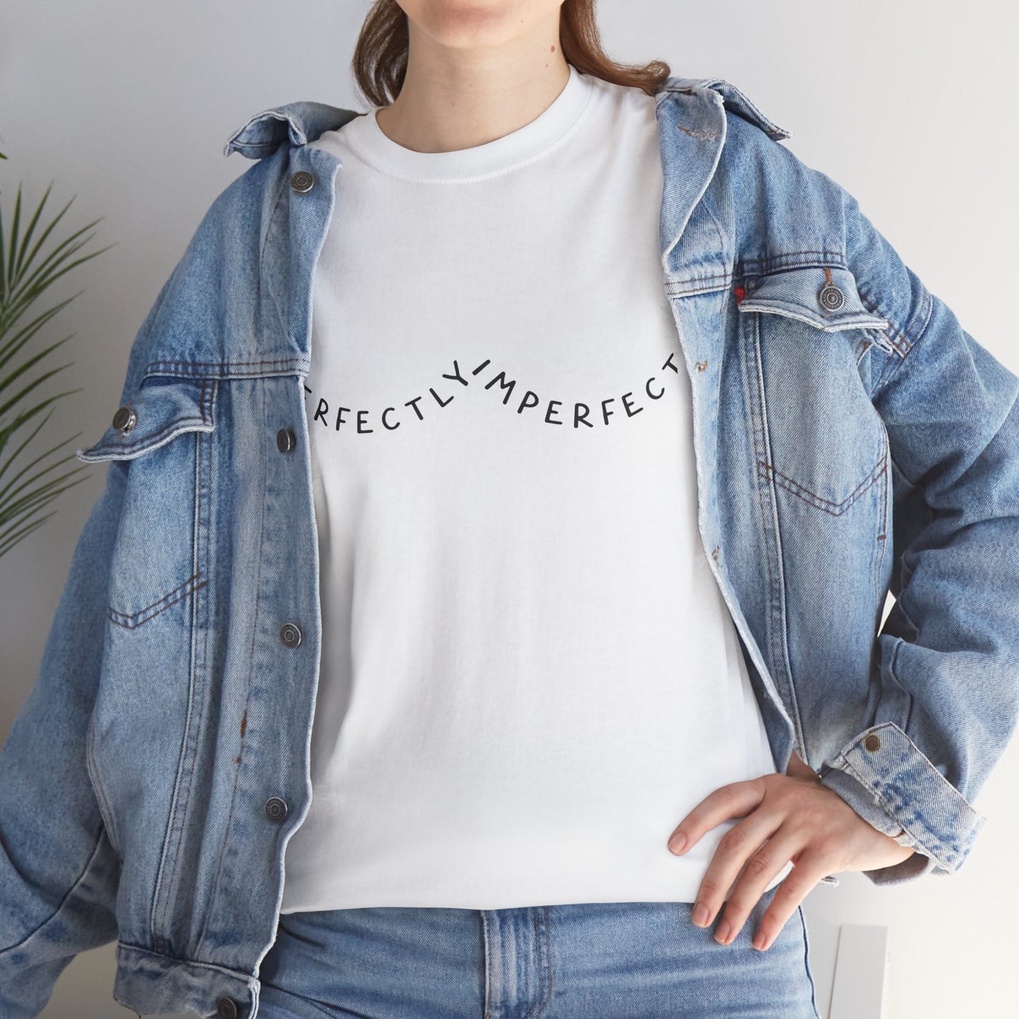 Perfectly Imperfect Unisex Heavy Cotton Tee