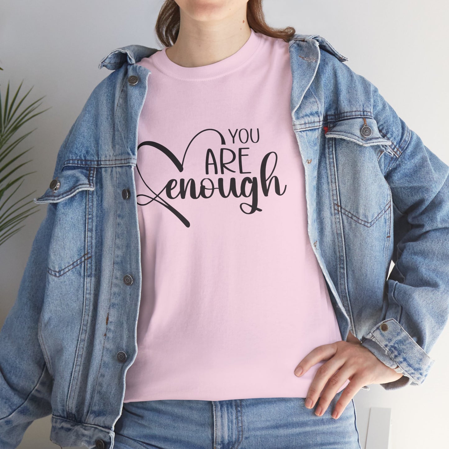 You are enough Unisex Heavy Cotton Tee