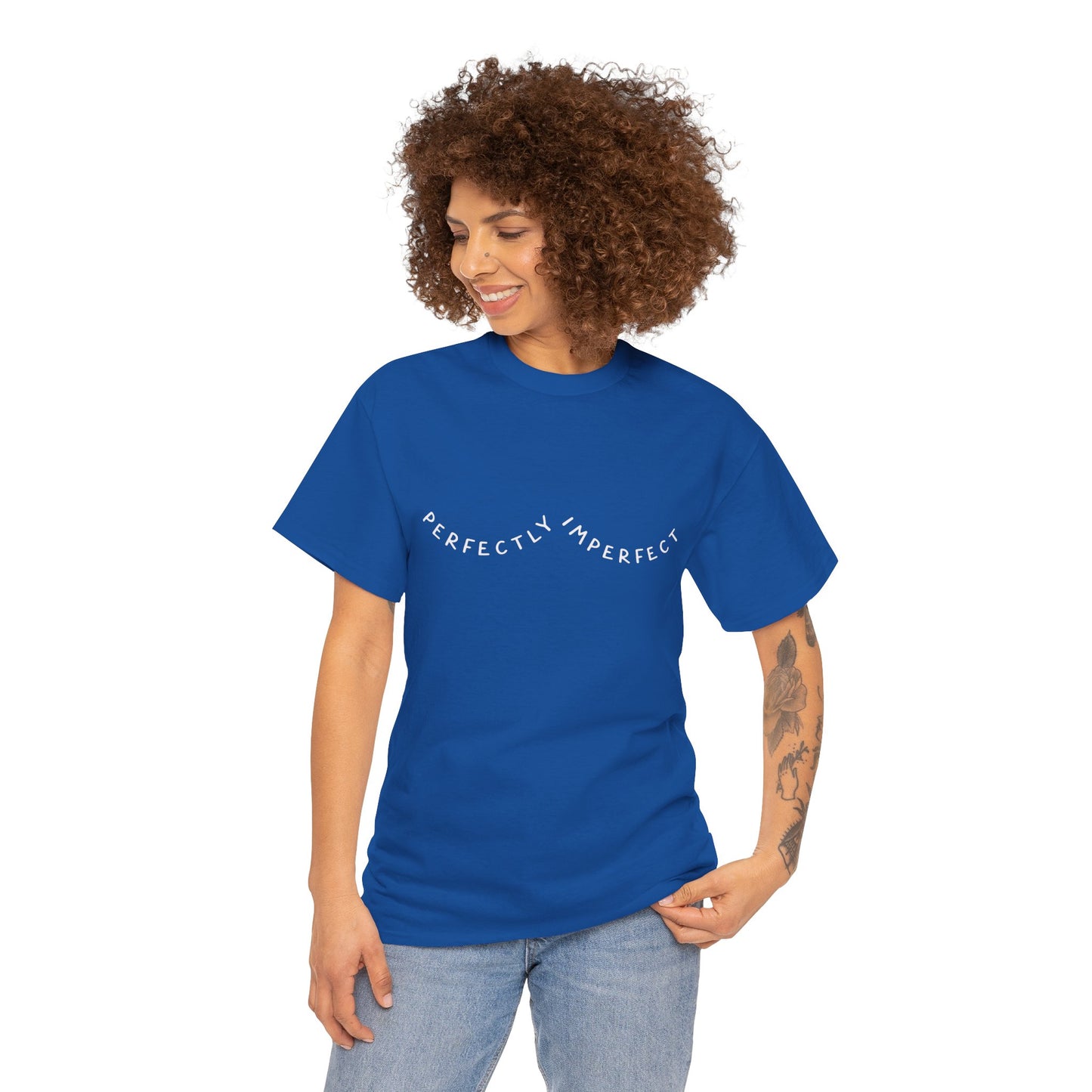 Perfectly Imperfect Unisex Heavy Cotton Tee