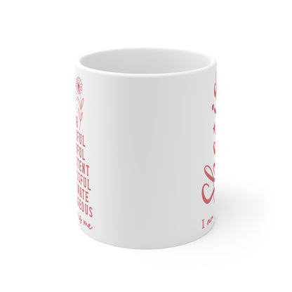 She is loved ,brave - 11oz Ceramic Coffee Cup