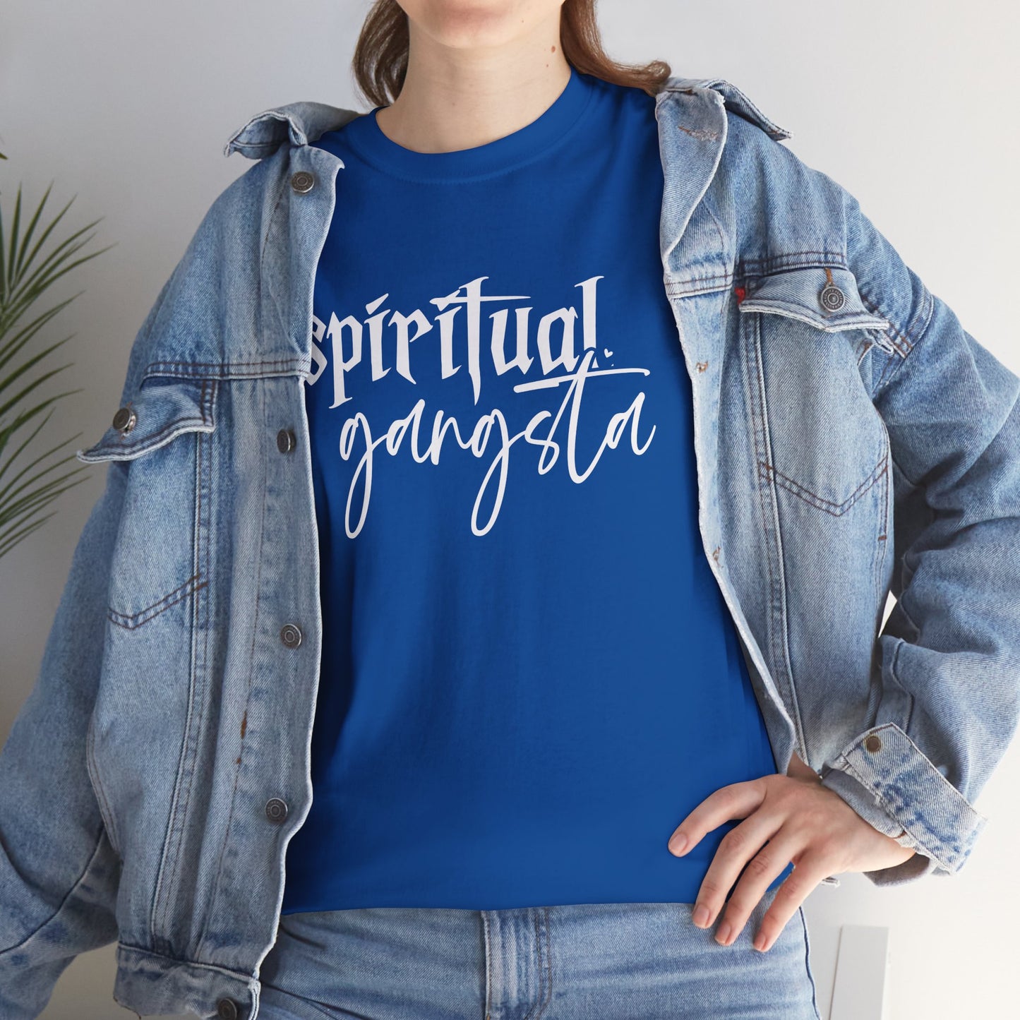 Spiritual gangsta Unisex Heavy Cotton Tee
