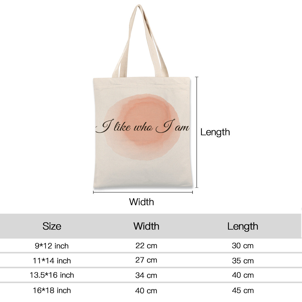 I Like Who I Am Tote Bag – Celebrate Self-Love