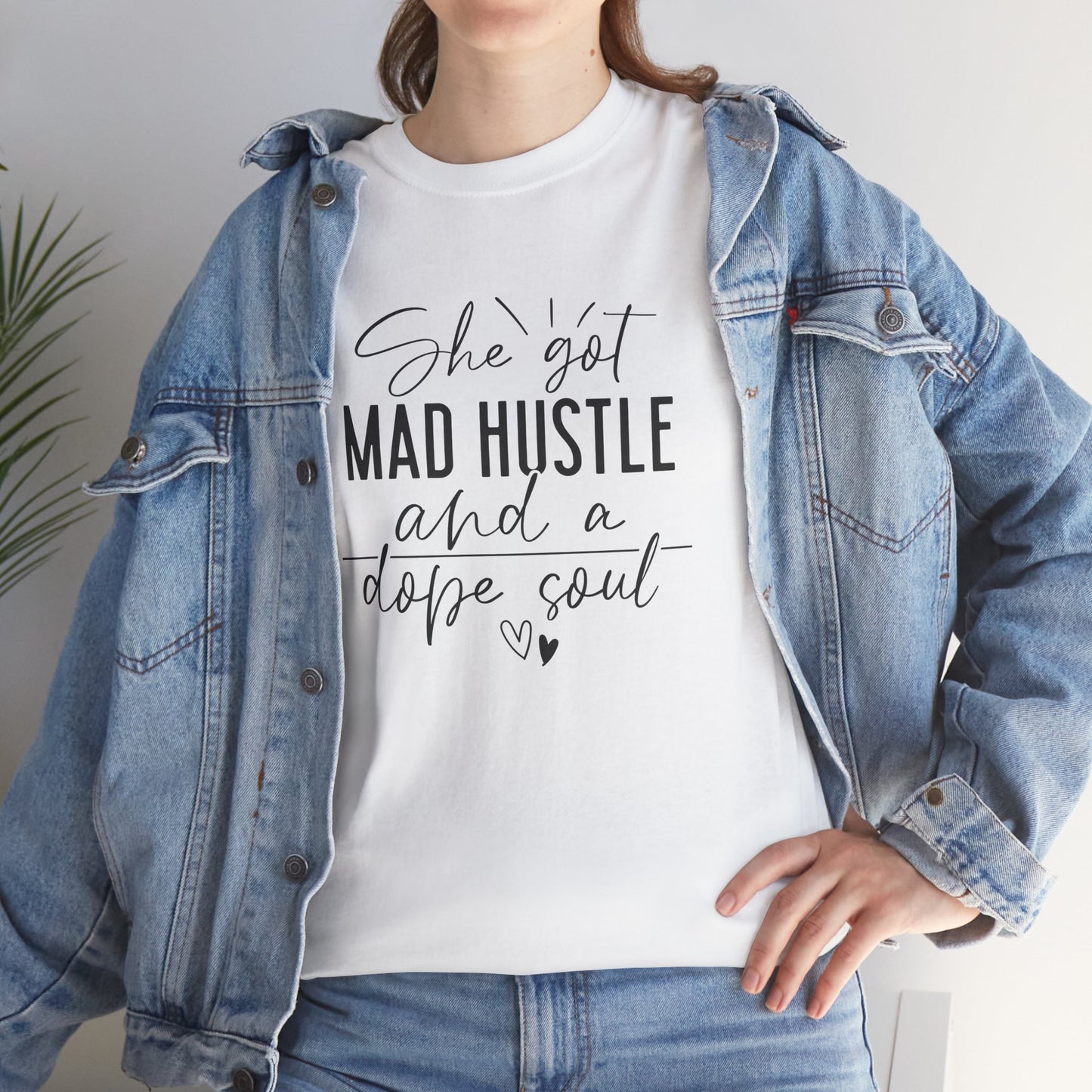 Mad Hustle & Dope Soul Unisex Heavy Cotton Tee