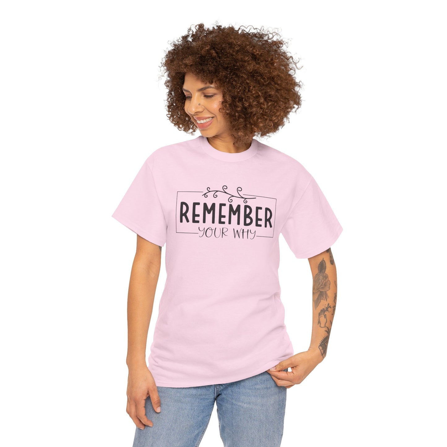 Remember your Why Unisex Heavy Cotton Tee