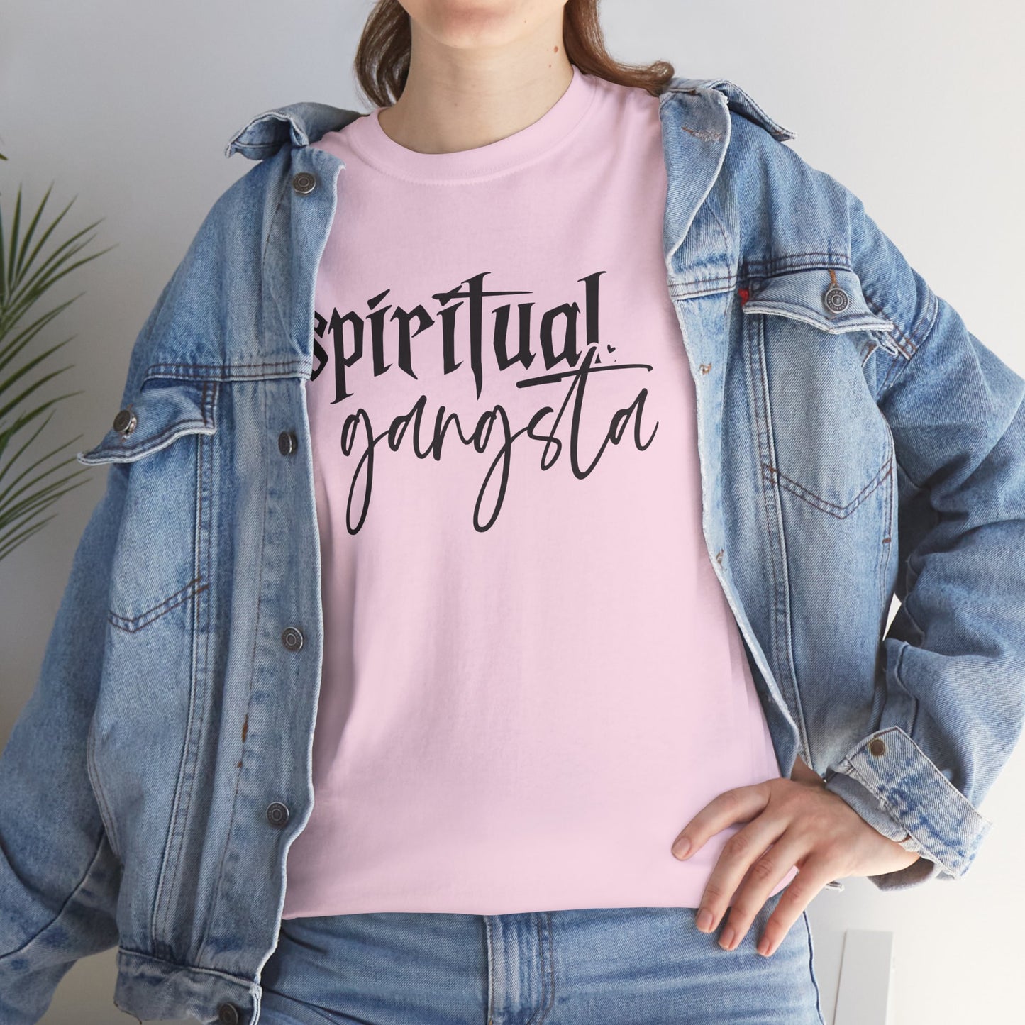 Spiritual gangsta Unisex Heavy Cotton Tee