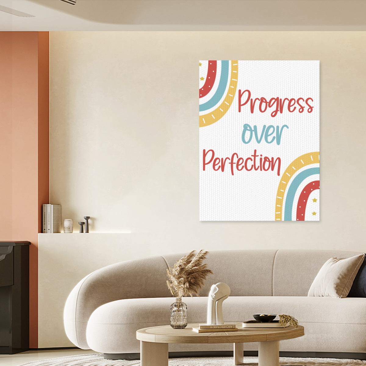 "Progress Over Perfection" Posters – Embrace Growth