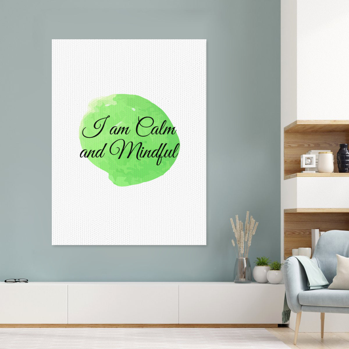 "I Am Calm and Mindful" Poster – Embrace Serenity