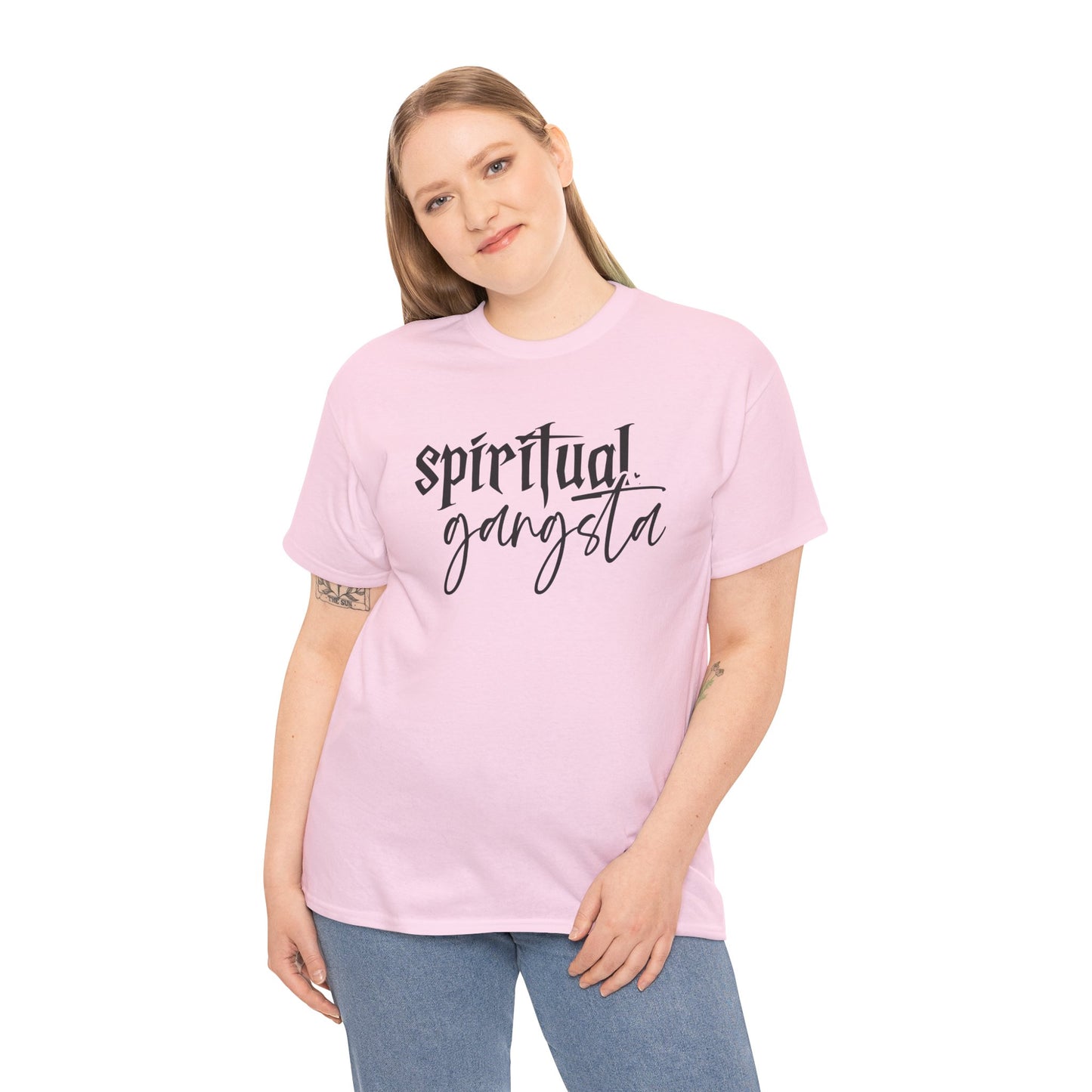 Spiritual gangsta Unisex Heavy Cotton Tee