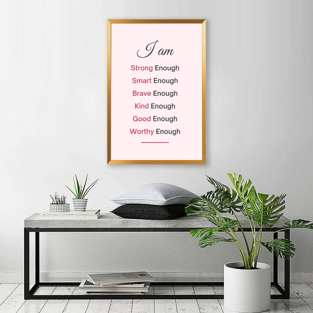 Daily Affirmation Wall posters-Framed