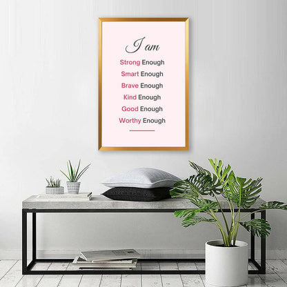 Daily Affirmation Wall posters-Framed