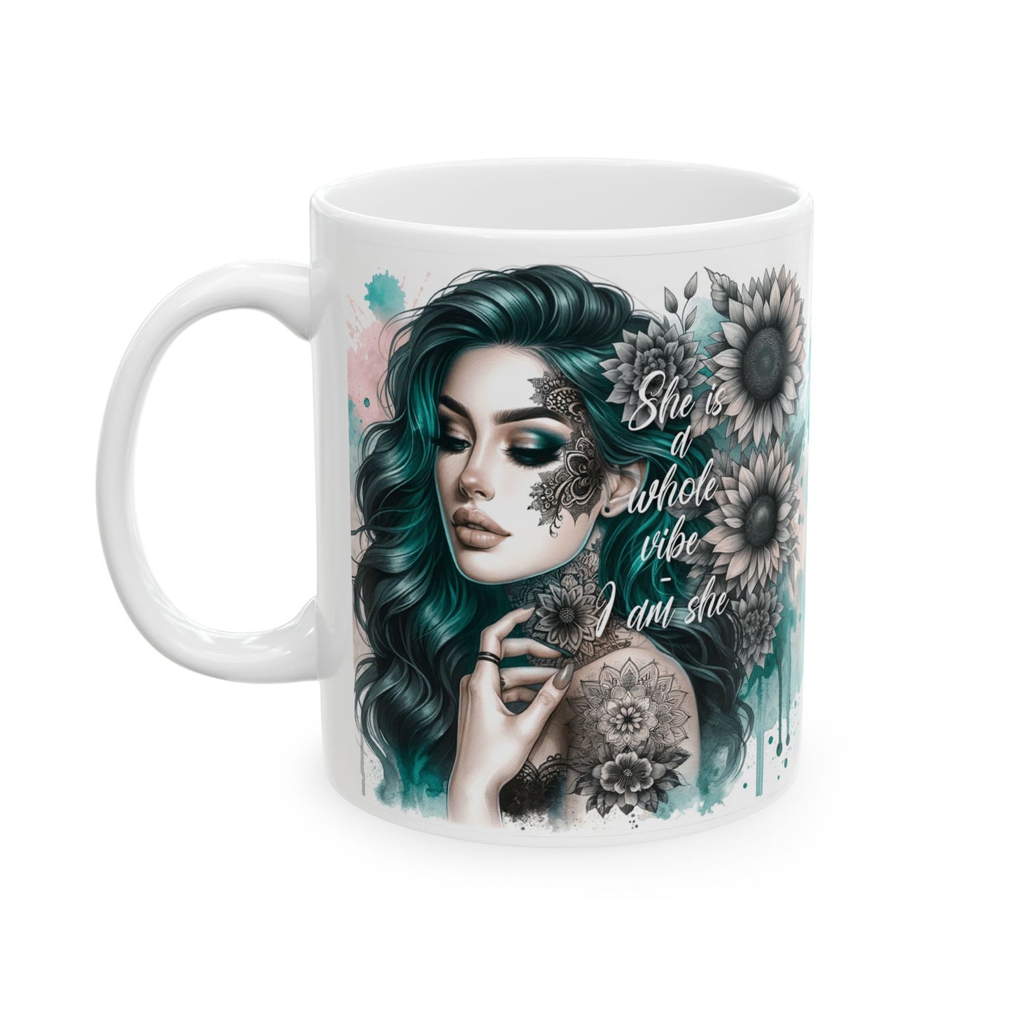She is a whole vibe limited Edition Mugs