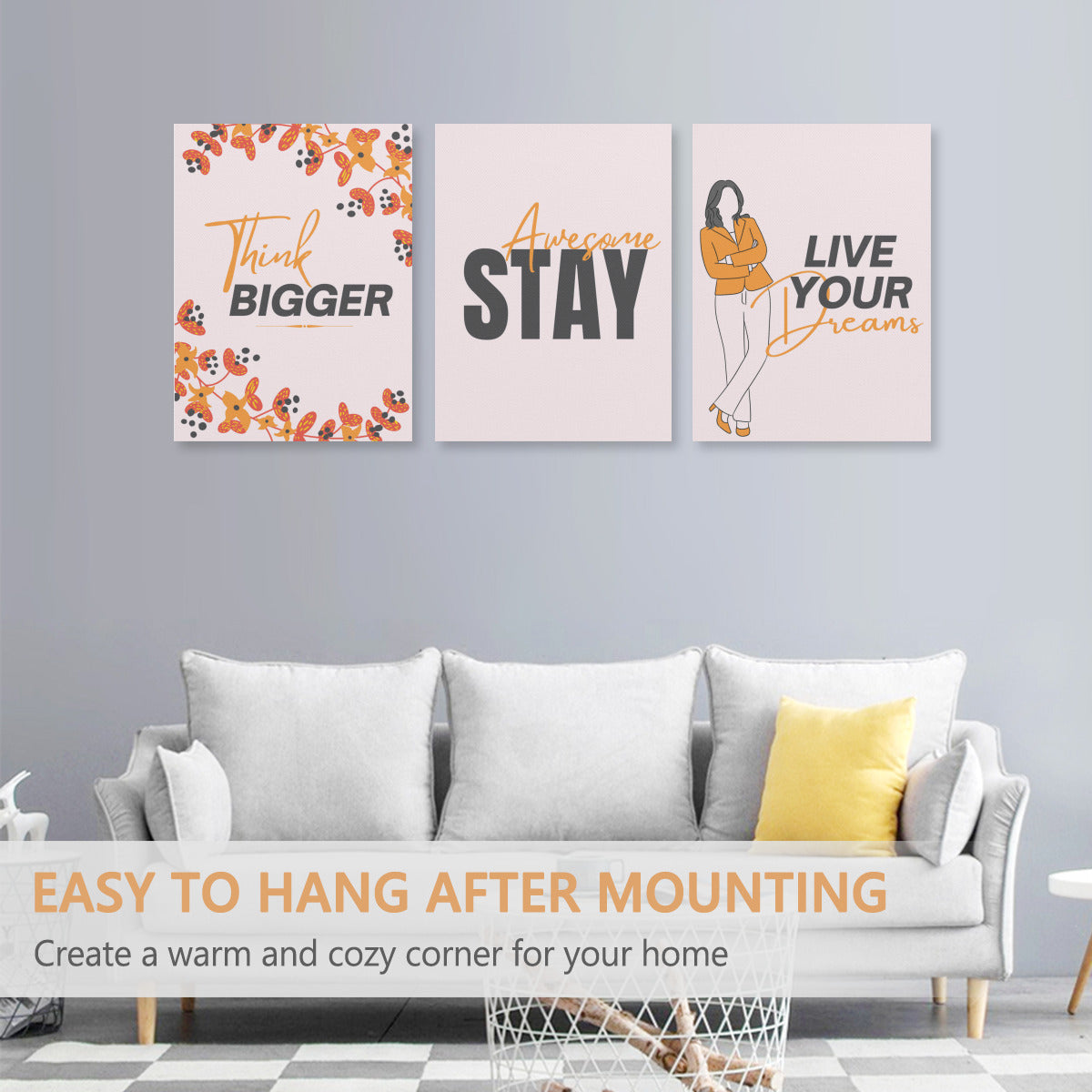 "Live Your Dreams" Poster Set of 3 – Inspire Your Journey