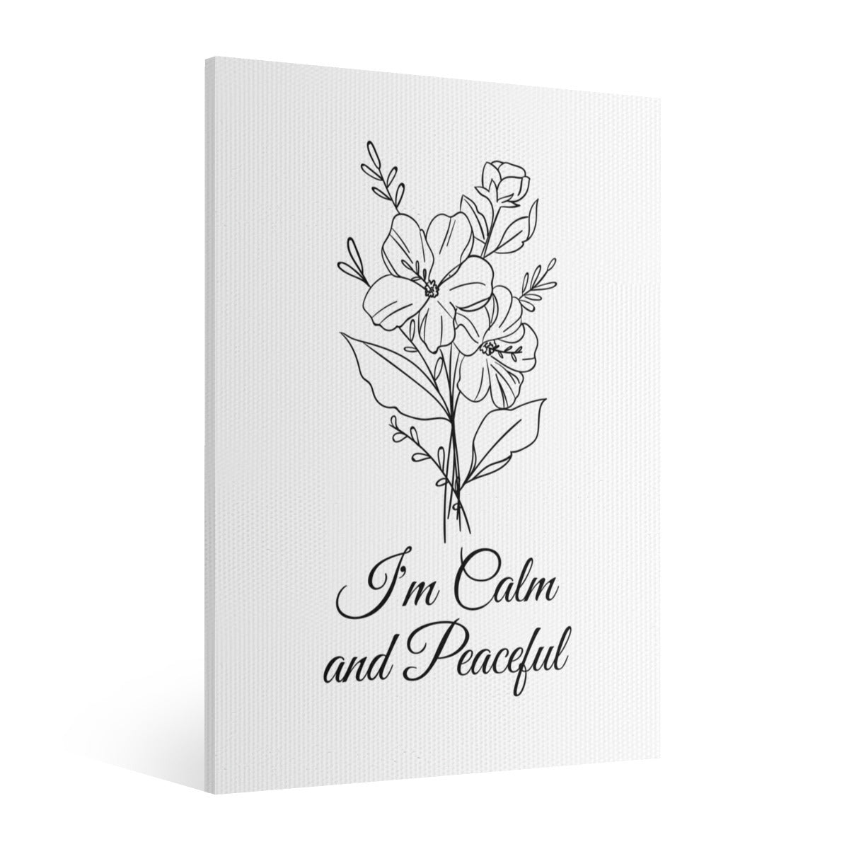 "I’m Calm and Peaceful" Posters – Inspire Tranquility