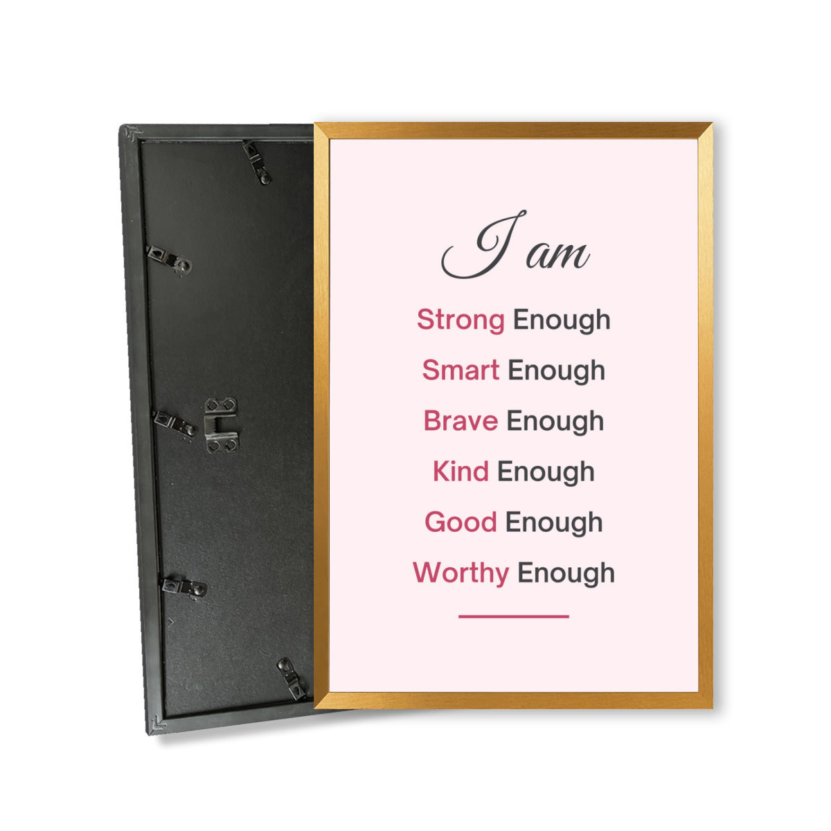 Daily Affirmation Wall posters-Framed