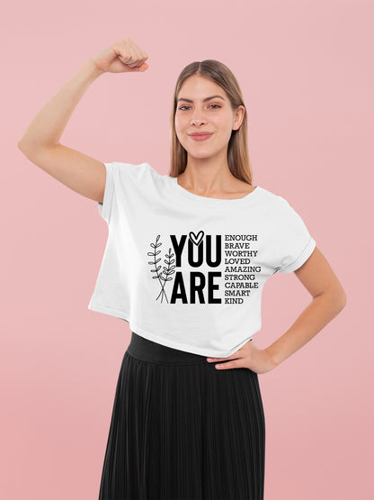 You are Affirmation Heavy Cotton Tee