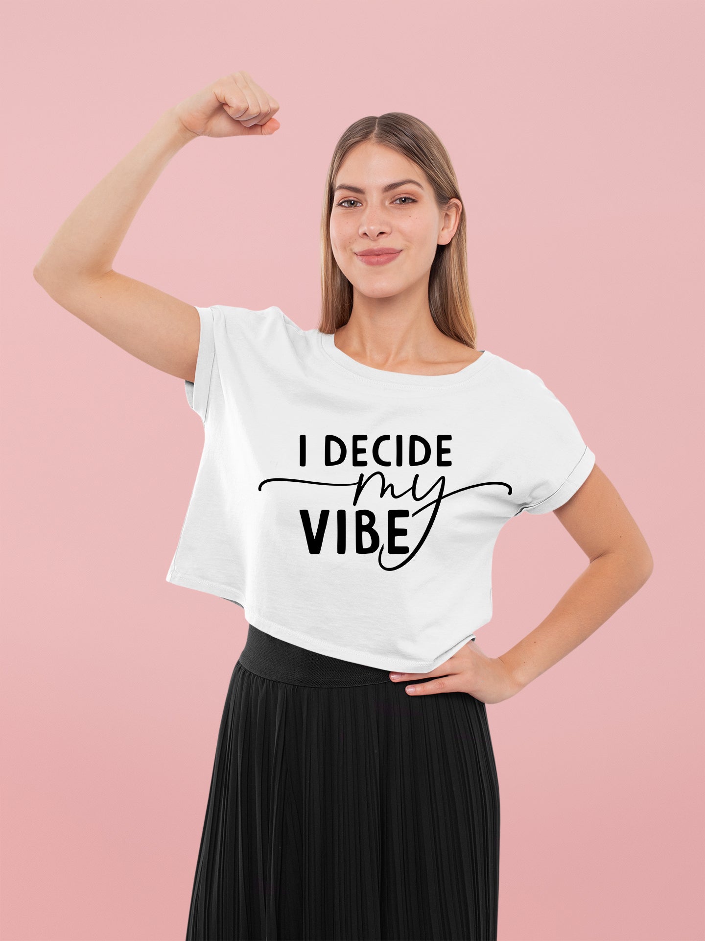 I Decide my vibe Unisex Heavy Cotton Tee