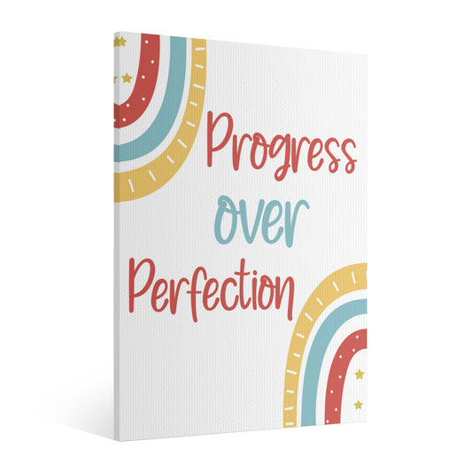 "Progress Over Perfection" Posters – Embrace Growth