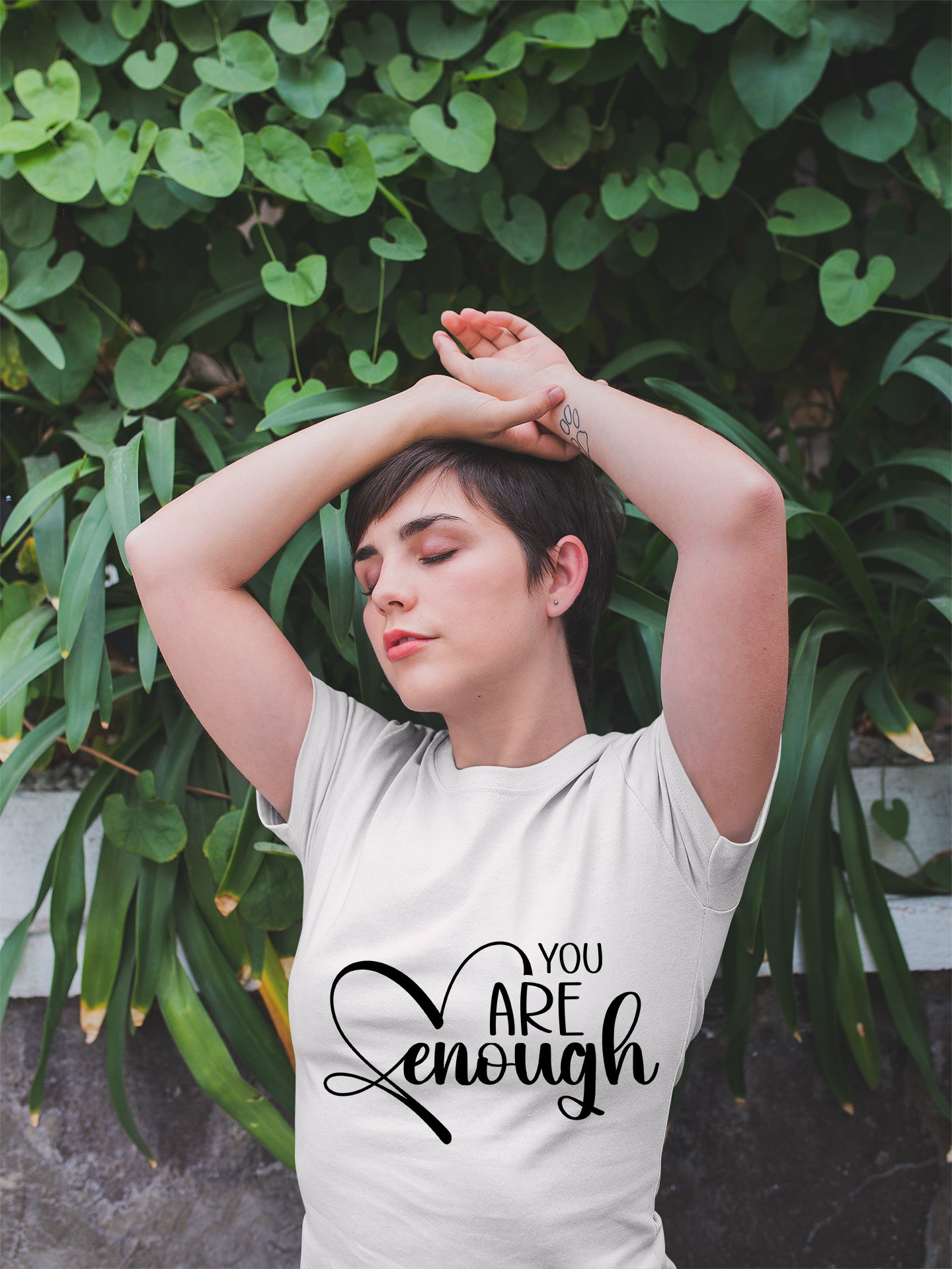 You are enough Unisex Heavy Cotton Tee