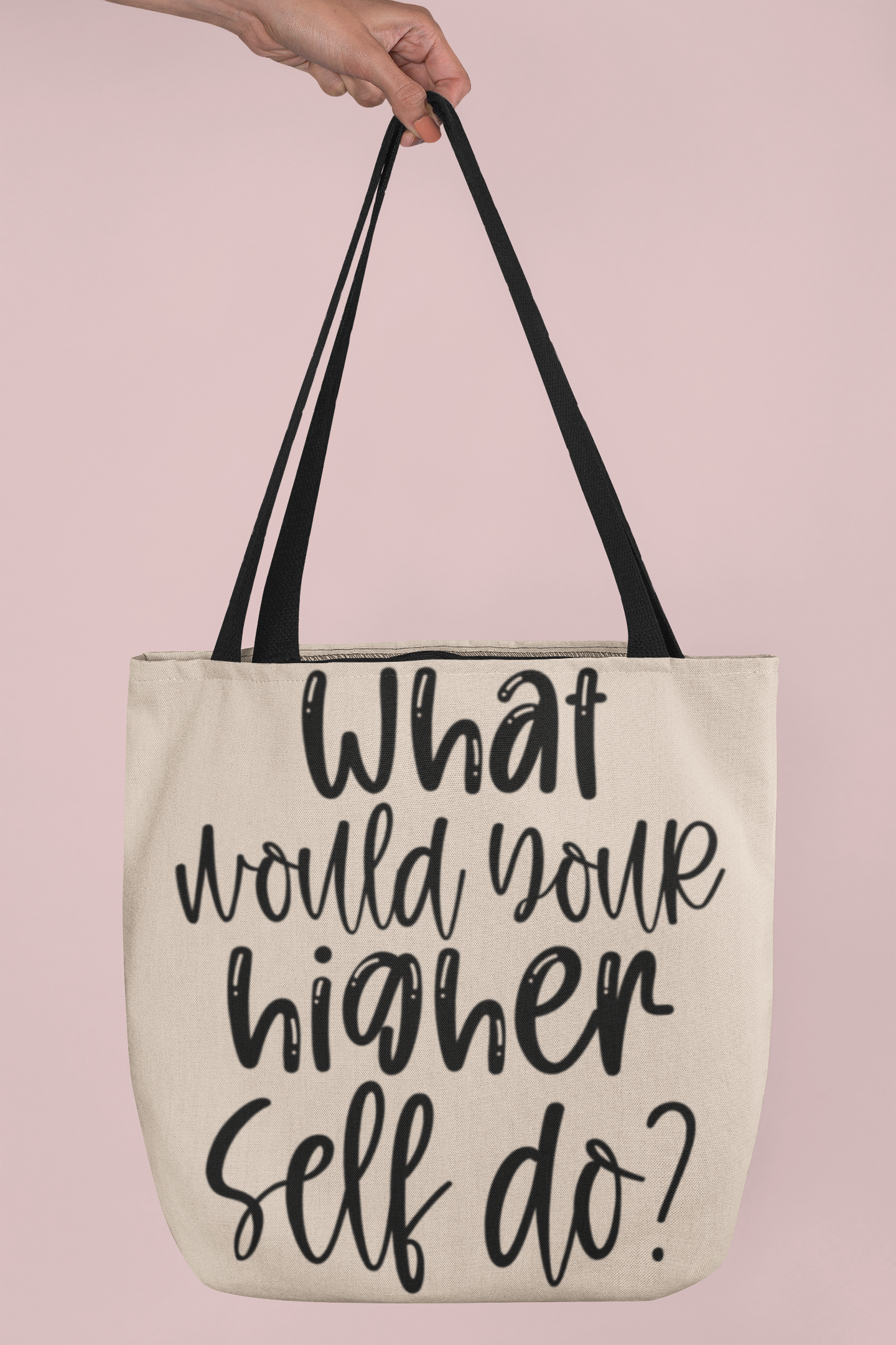 What should your higher self do Cotton Canvas Tote Bag