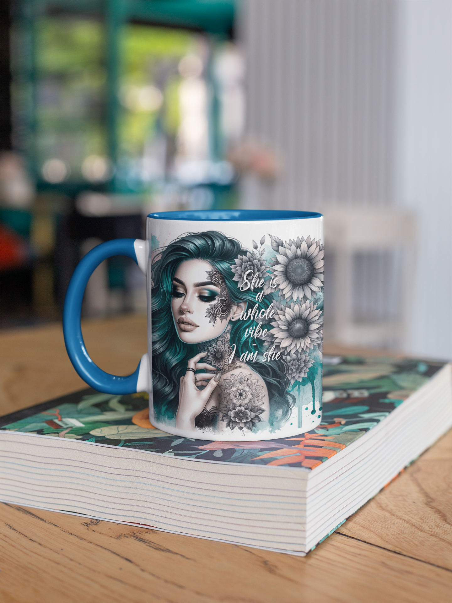 She is a whole vibe limited Edition Mugs