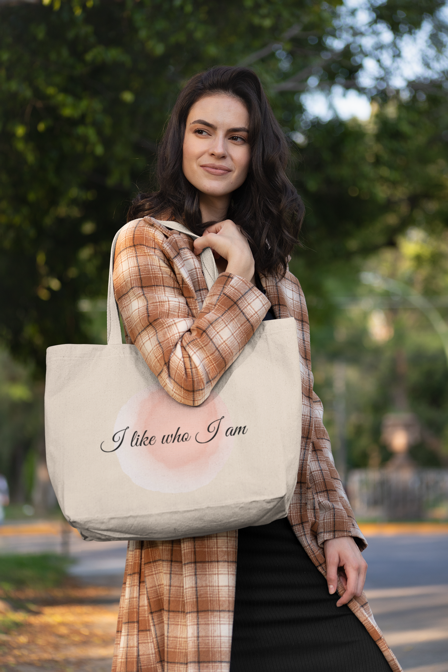I Like Who I Am Tote Bag – Celebrate Self-Love