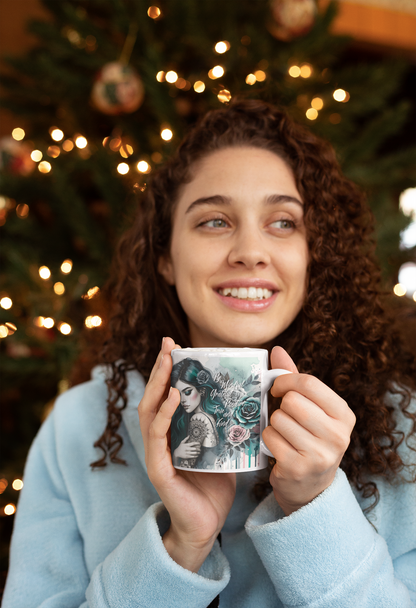 Be mindful grateful positive limited Edition Mugs