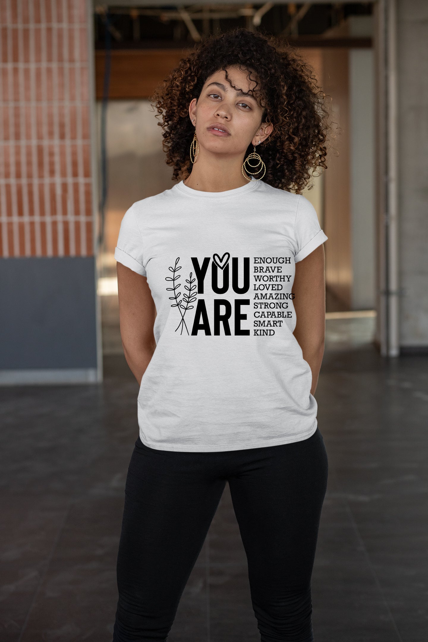 You are Affirmation Heavy Cotton Tee