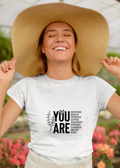 You are Affirmation Heavy Cotton Tee