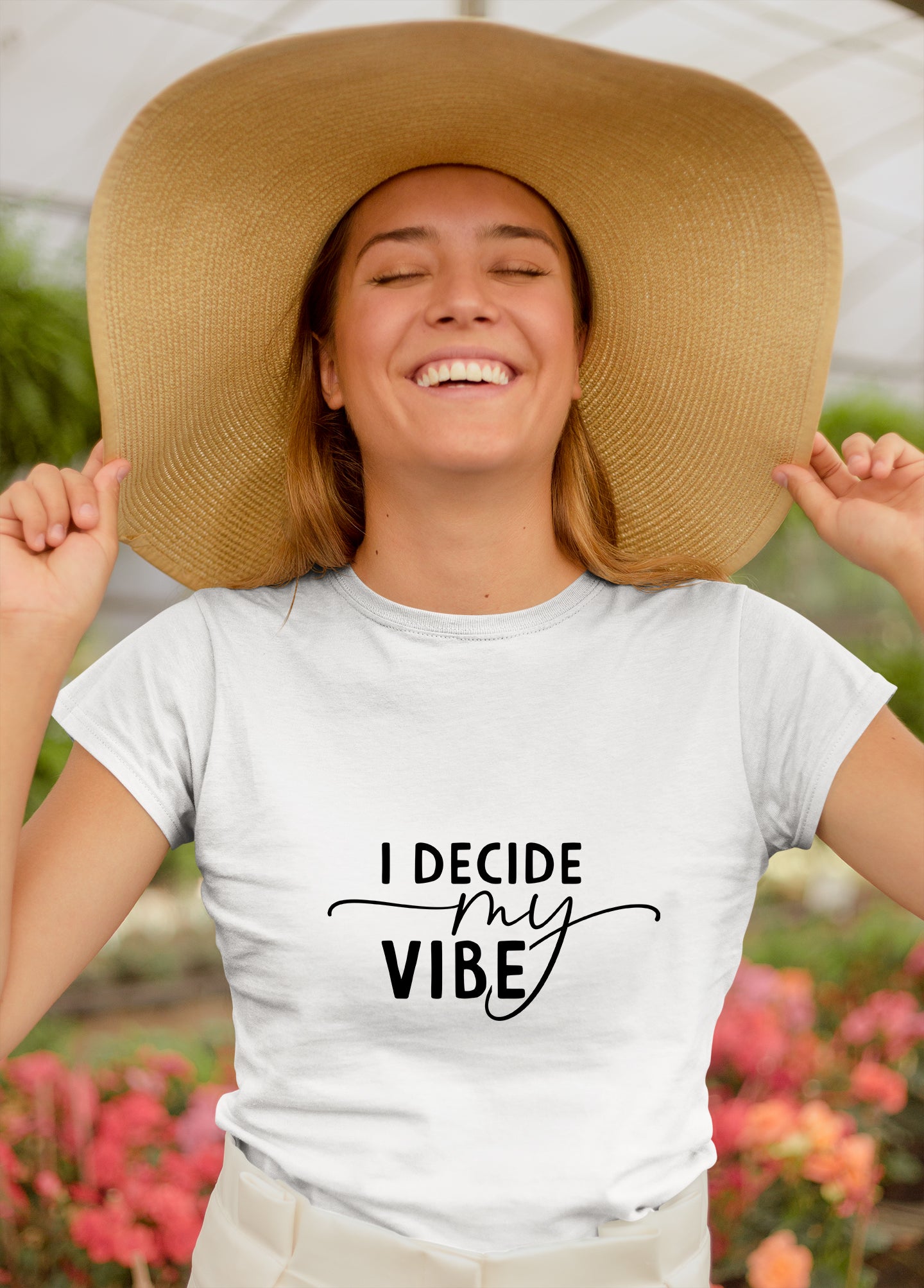 I Decide my vibe Unisex Heavy Cotton Tee