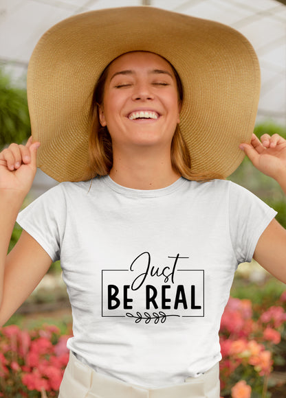 Just Be real Unisex Heavy Cotton Tee