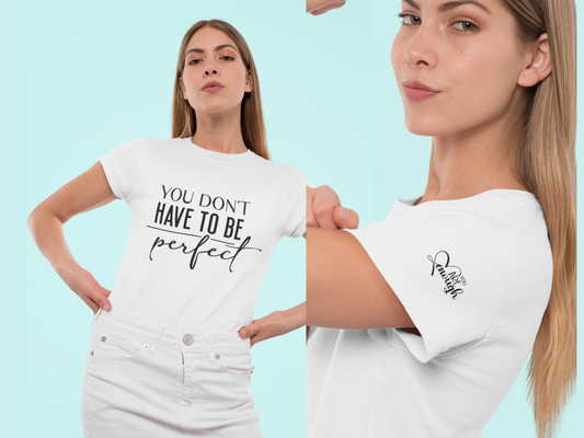 You dont have to be perfect Unisex Heavy Cotton Tee